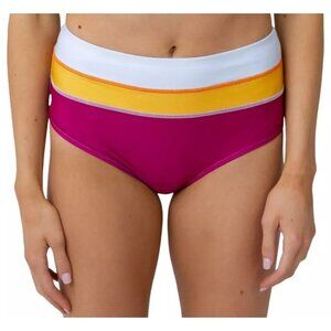 Nani Swimwear Women's Colorblock Swim Bottom, Medium, Berry | Mother’s Day Gift